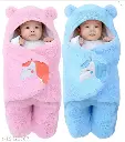 Combo New Born Super soft Wearable Designer Baby blanket For Babies Pack of 2